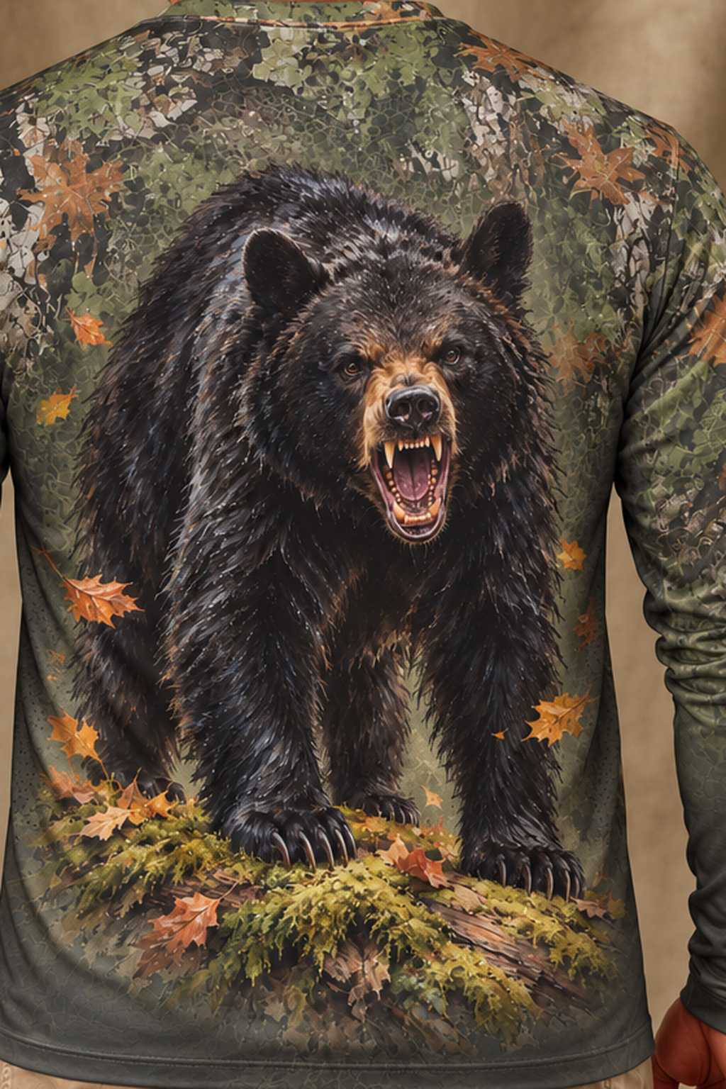 Performance Hunting Long Sleeve - Black Bear Timber Fade - ULS397V image 4