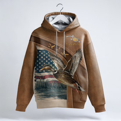 American Spirit Duck Hunting Hoodie - The Deerly