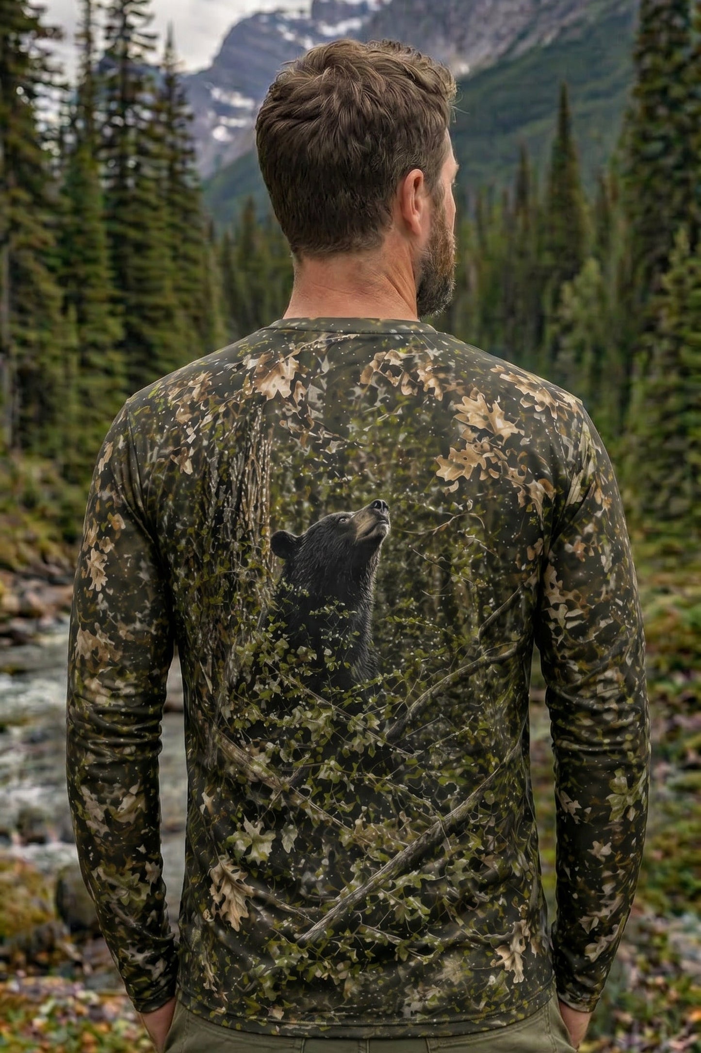 Performance Hunting Long Sleeve - Northern Black Bear - AOC01