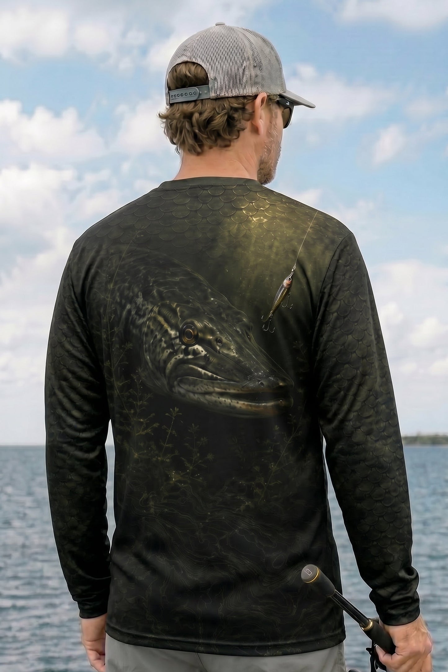 Performance Fishing Long Sleeve - Shadow Depth Musky - TBT114