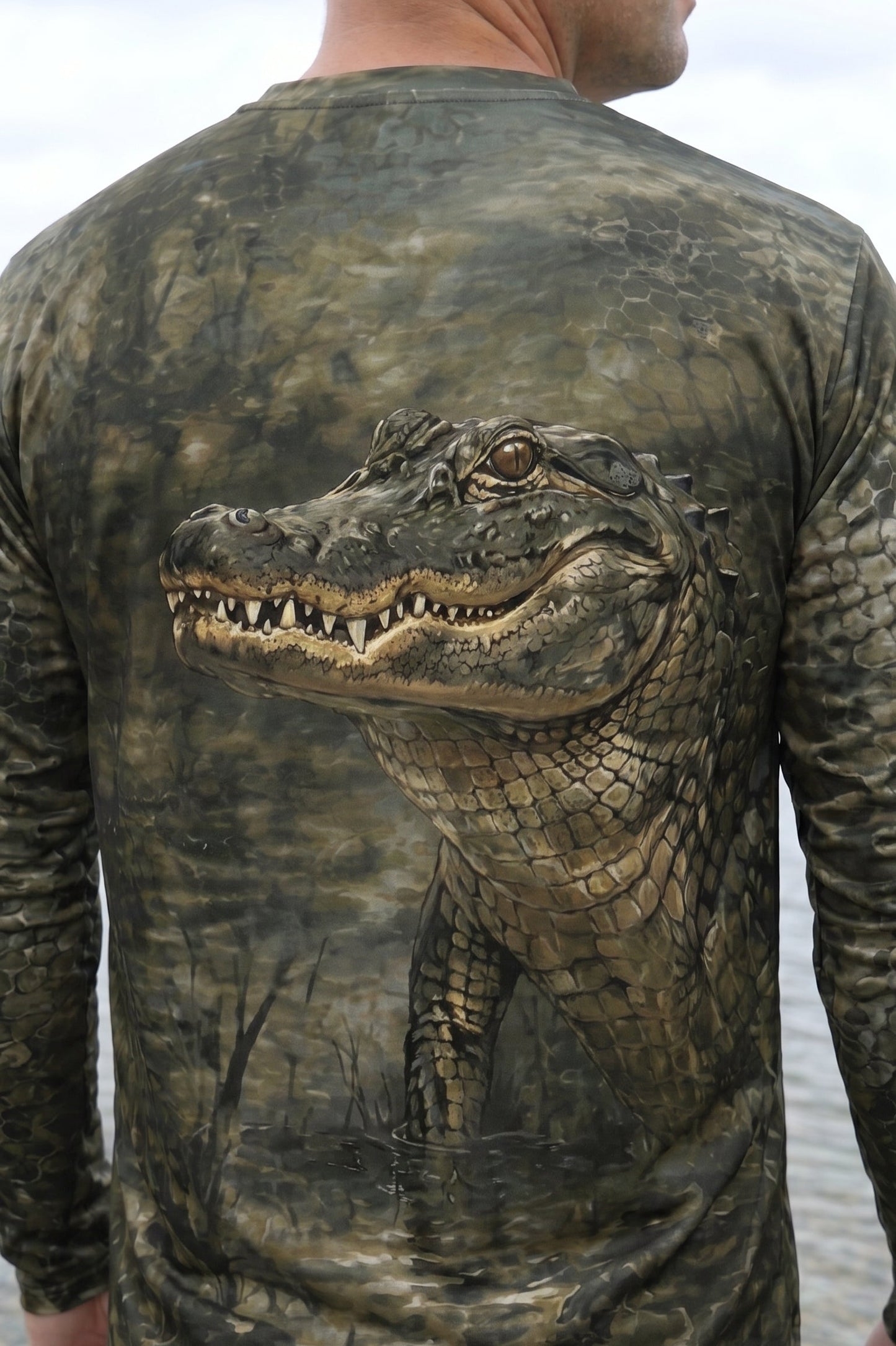 Performance Fishing Long Sleeve - Bayou Gatorrrrr - AOF122