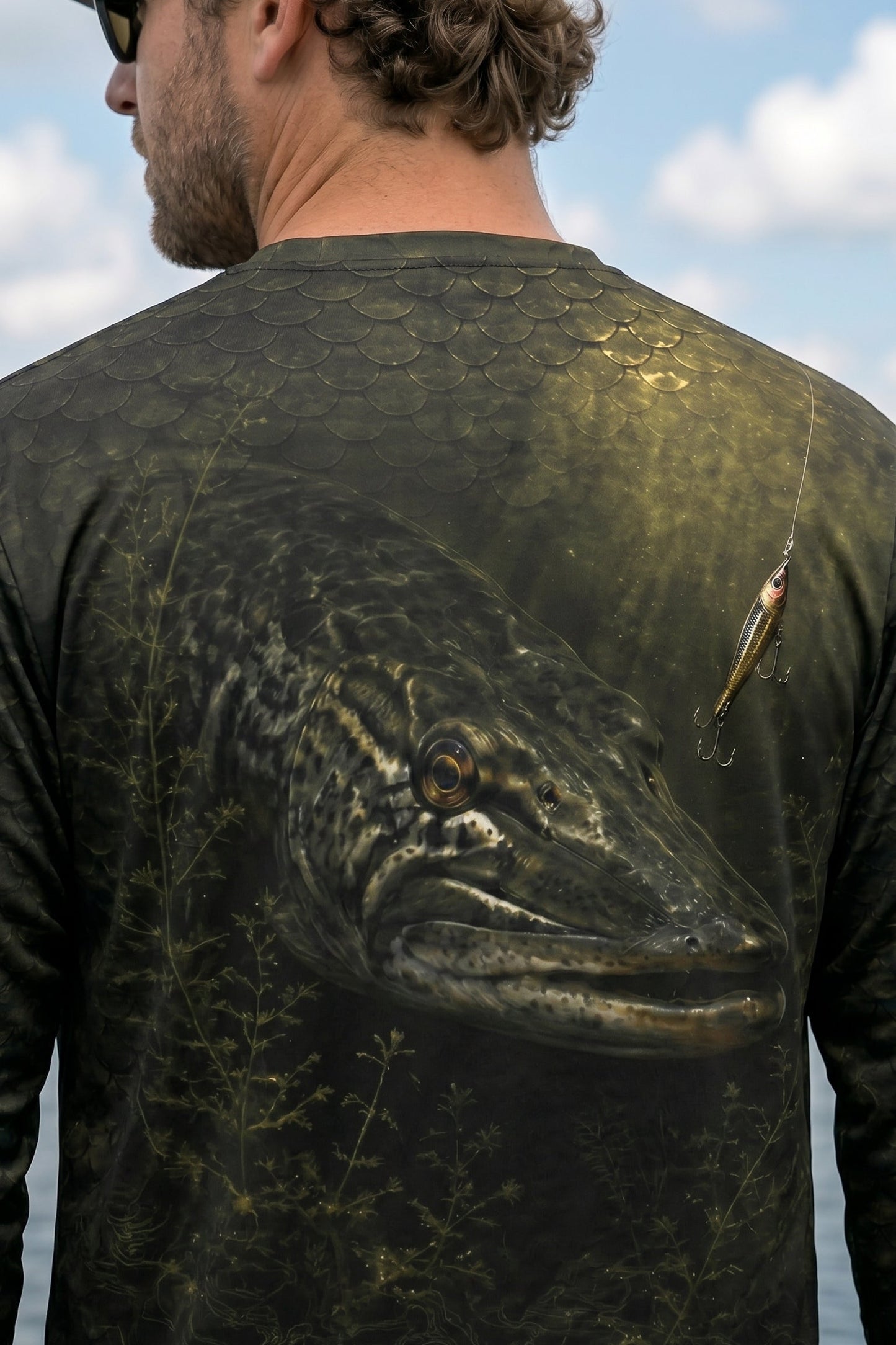 Performance Fishing Long Sleeve - Shadow Depth Musky - TBT114