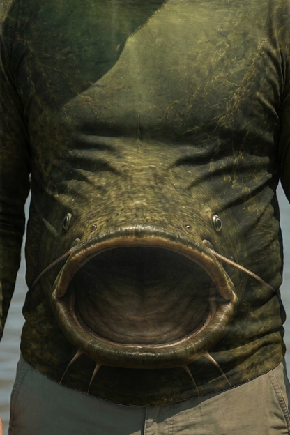 Performance Fishing Long Sleeve - Mudjaw Front Strike - AOF90
