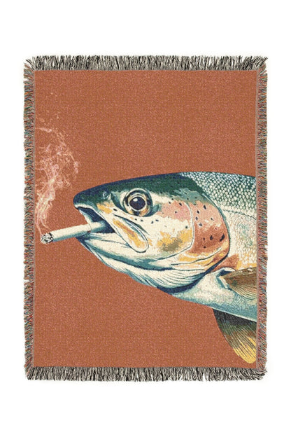 River Smoke Woven Lodge Throw Blanket