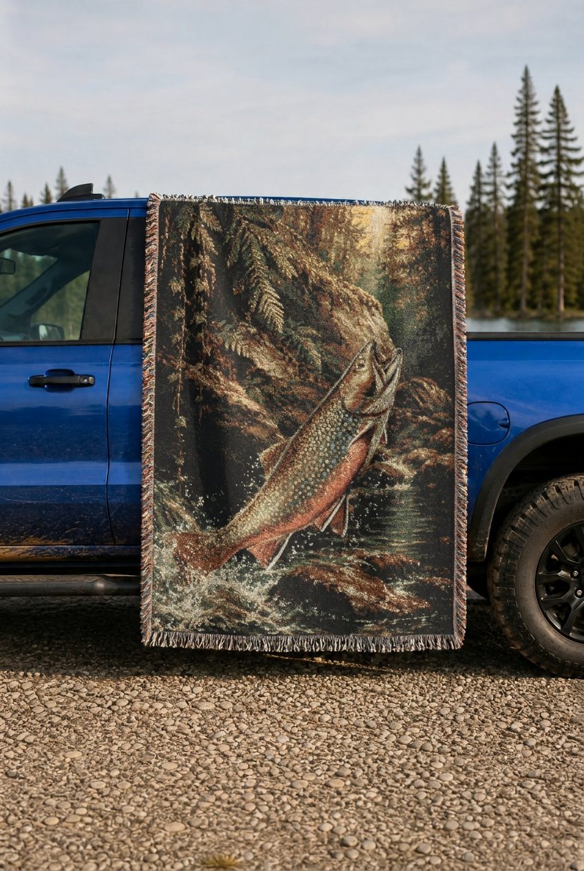 WB0003K woven blanket lifestyle mockup 02