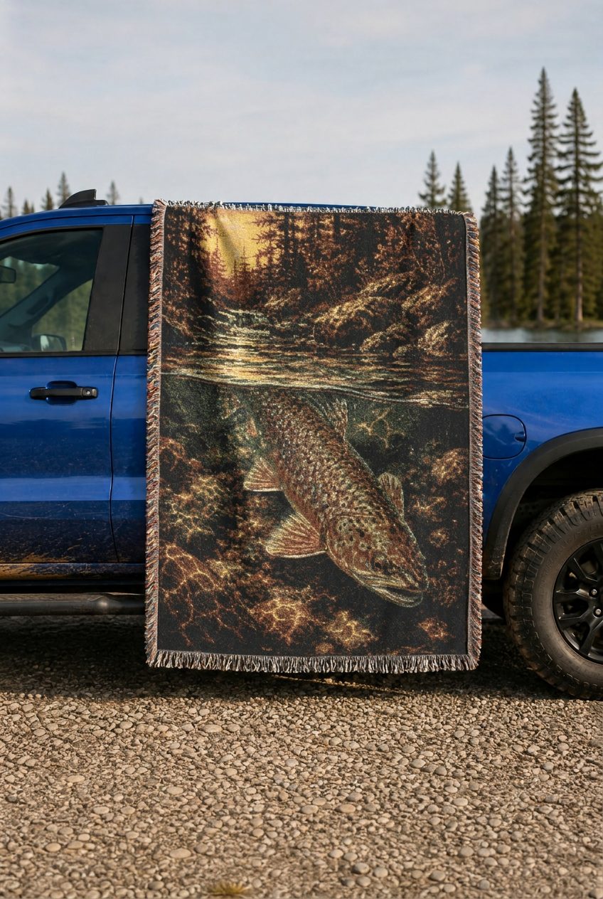 WB0004K woven blanket lifestyle mockup 02