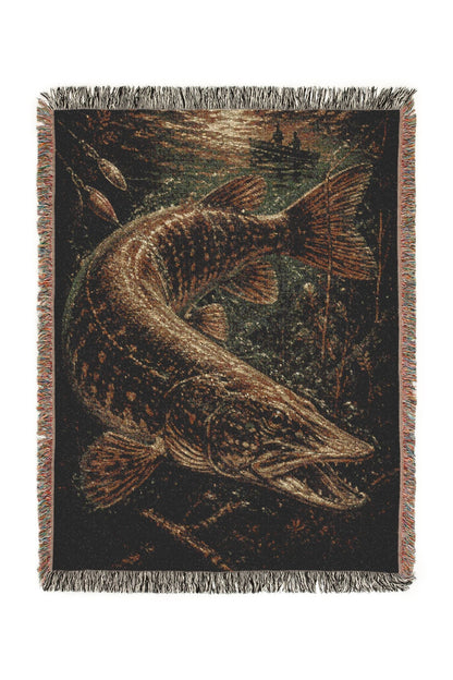 Smoky Brook Woven Lodge Throw Blanket