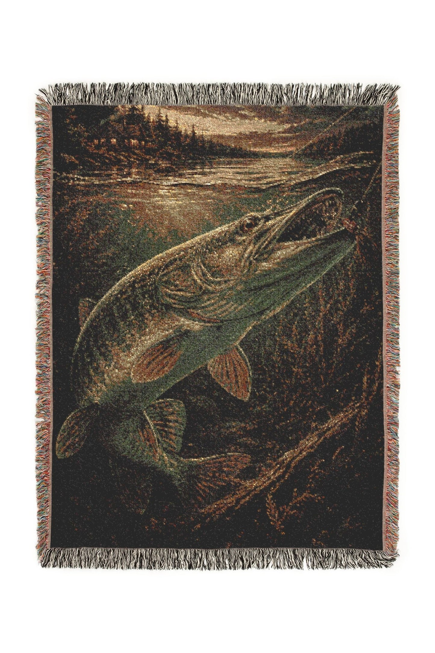Vintage Drift Woven Lodge Throw Blanket
