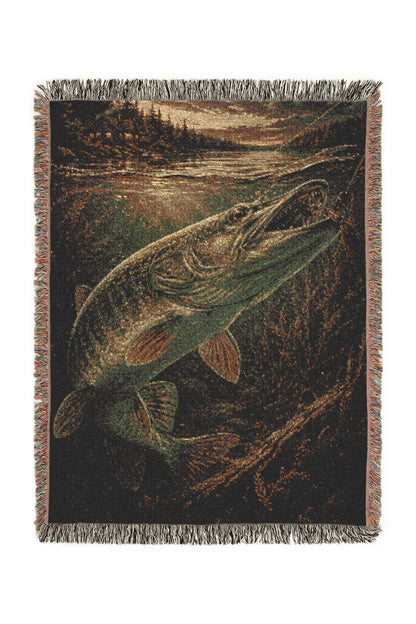 Vintage Drift Woven Lodge Throw Blanket