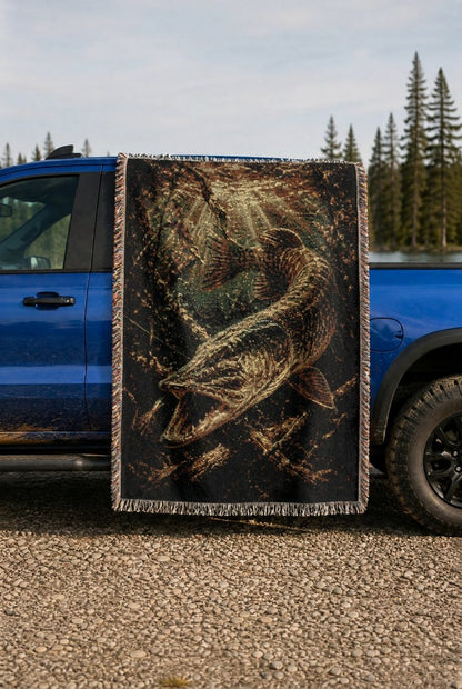 WB0009K woven blanket lifestyle mockup 02