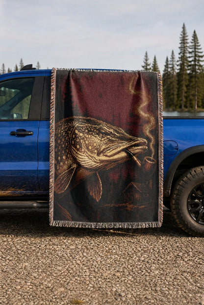 WB0010K woven blanket lifestyle mockup 02