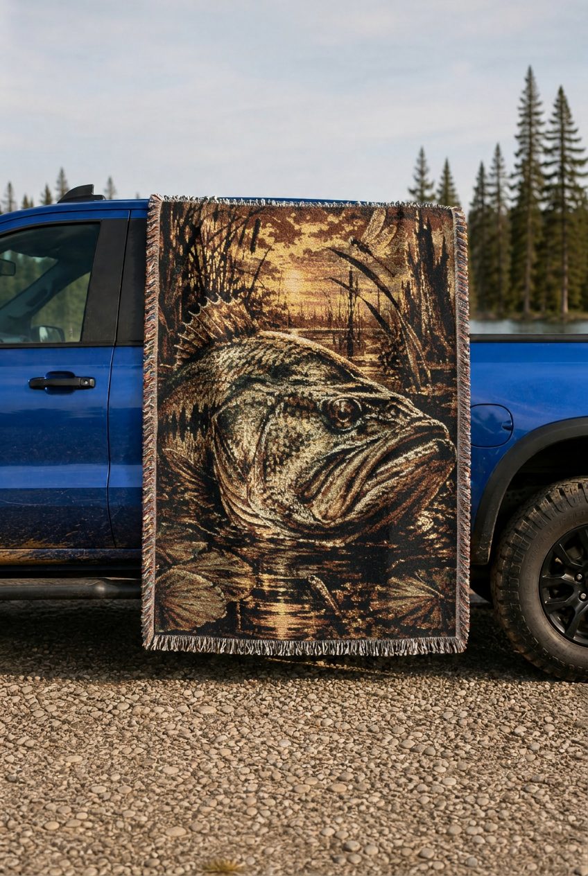 WB0014K woven blanket lifestyle mockup 02