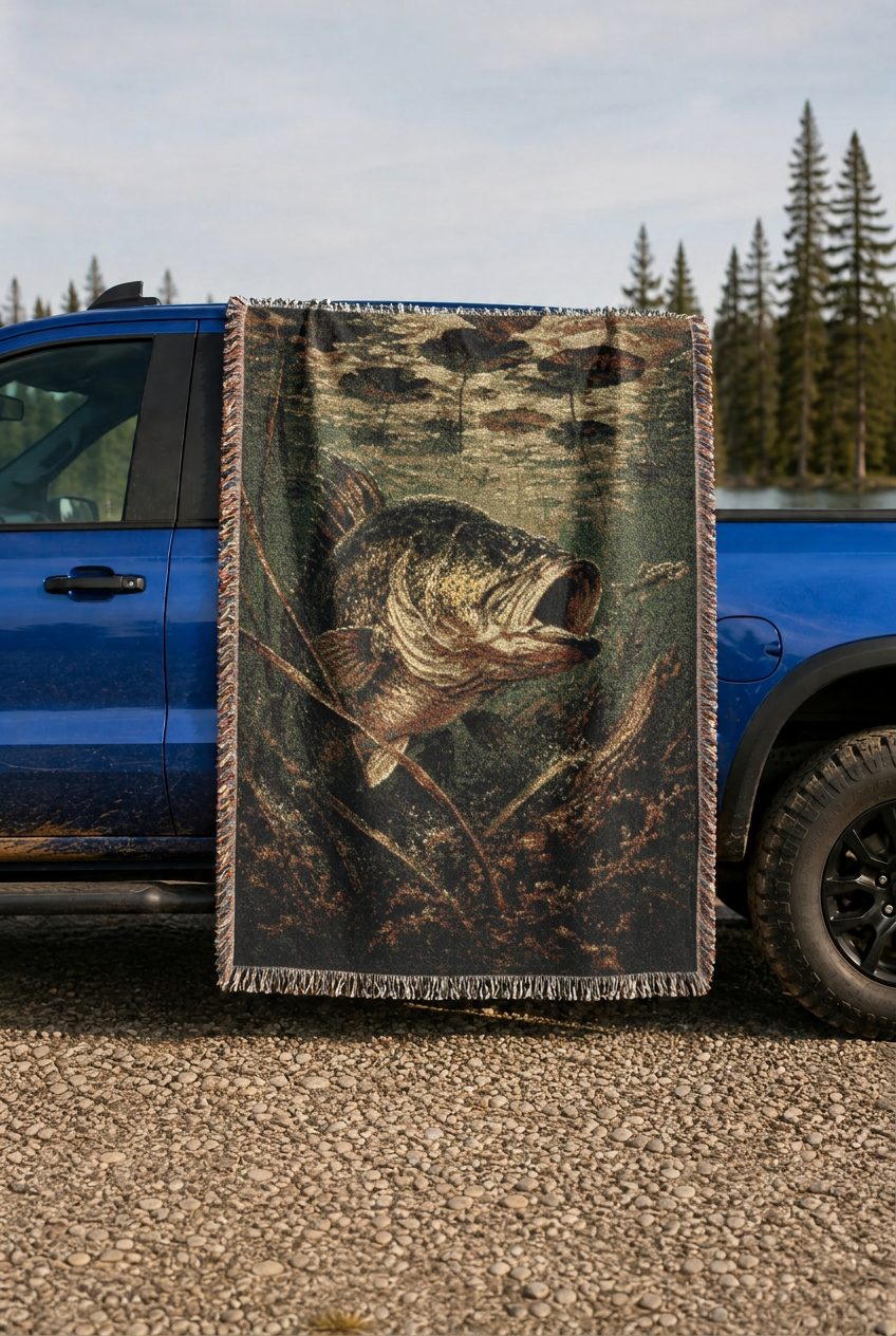 WB0015K woven blanket lifestyle mockup 02