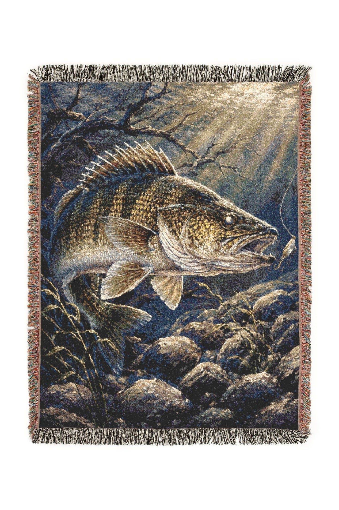 Amber Creek Woven Lodge Throw Blanket