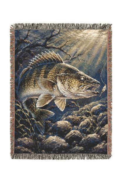 Amber Creek Woven Lodge Throw Blanket