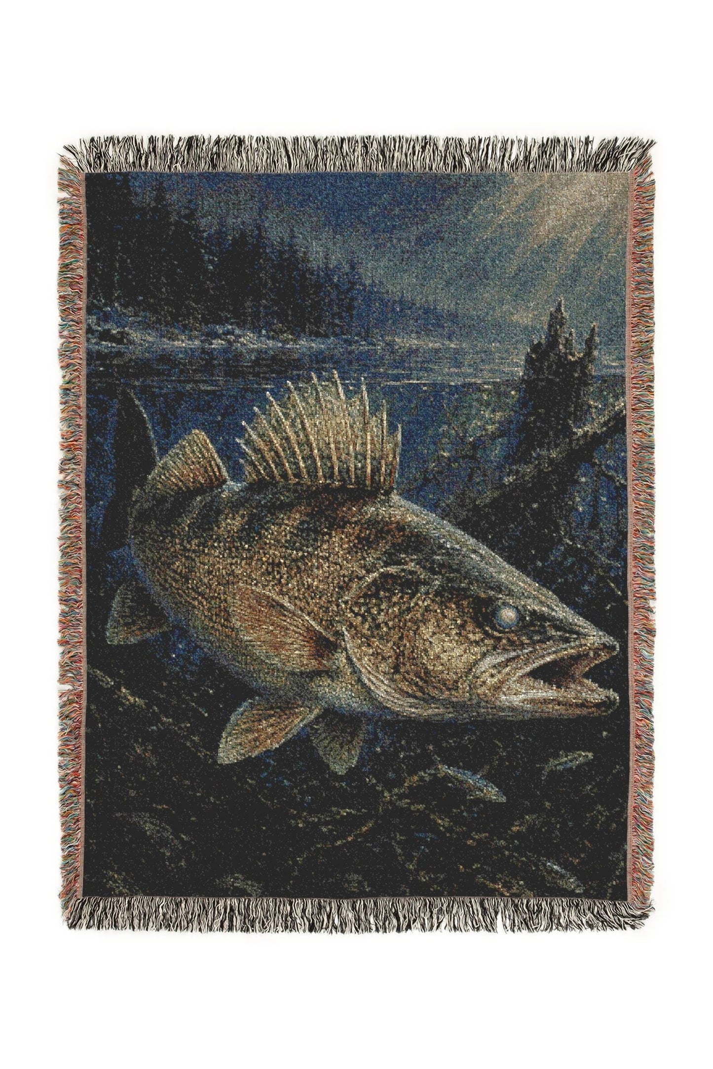 Pine Drift Woven Lodge Throw Blanket
