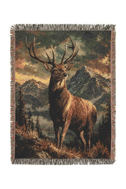 Rust River Woven Lodge Throw Blanket