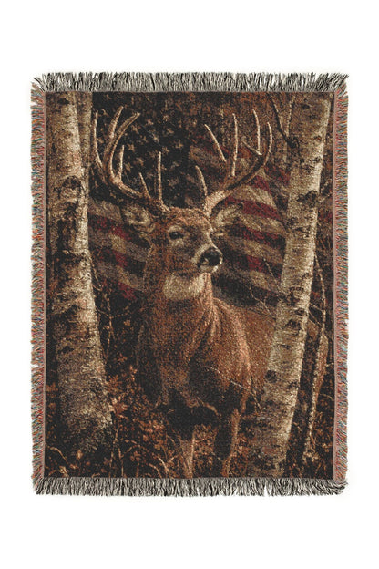 Cold Brook Woven Lodge Throw Blanket