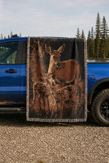 WB0023K woven blanket lifestyle mockup 02