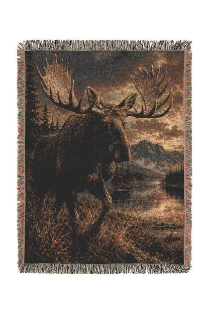 Golden Gill Woven Lodge Throw Blanket