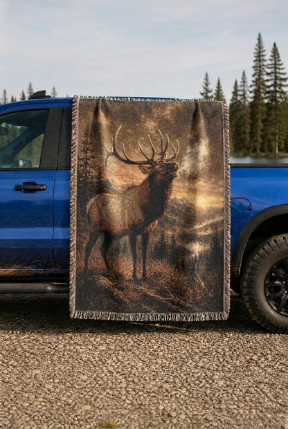 WB0025K woven blanket lifestyle mockup 02