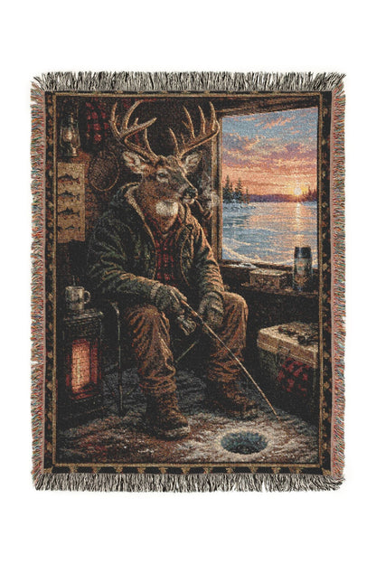 Timber Run Woven Lodge Throw Blanket