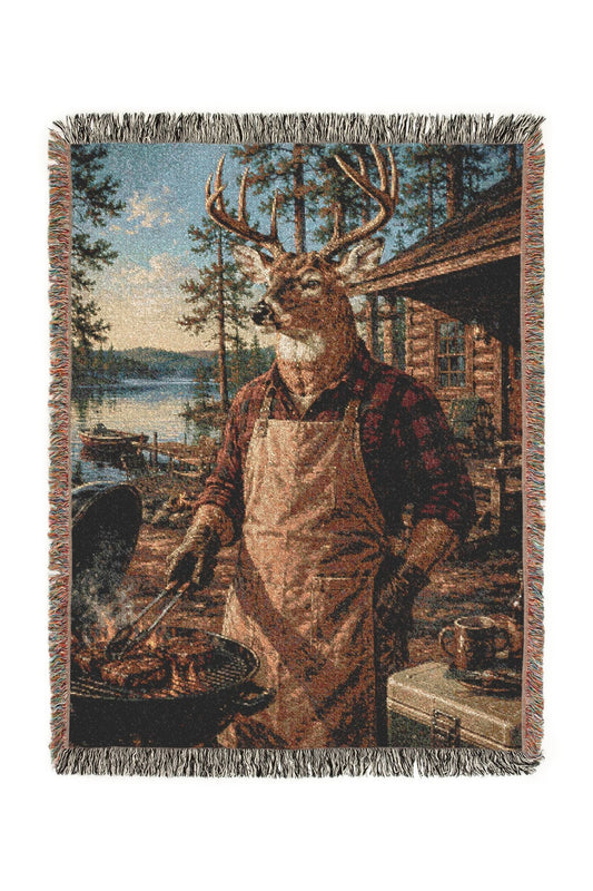 Cedar Rise Woven Lodge Throw Blanket