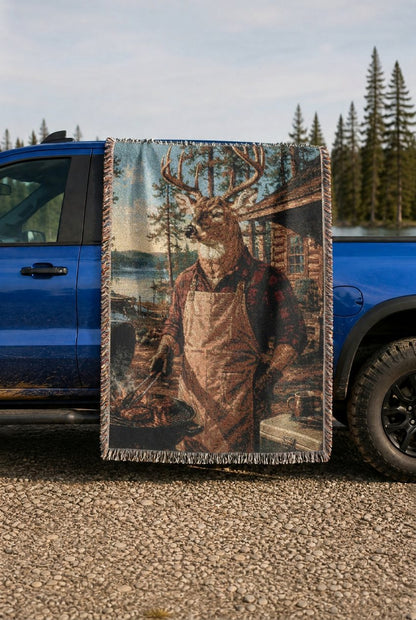 WB0027K woven blanket lifestyle mockup 02
