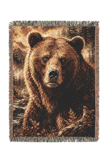 Hook Echo Woven Lodge Throw Blanket