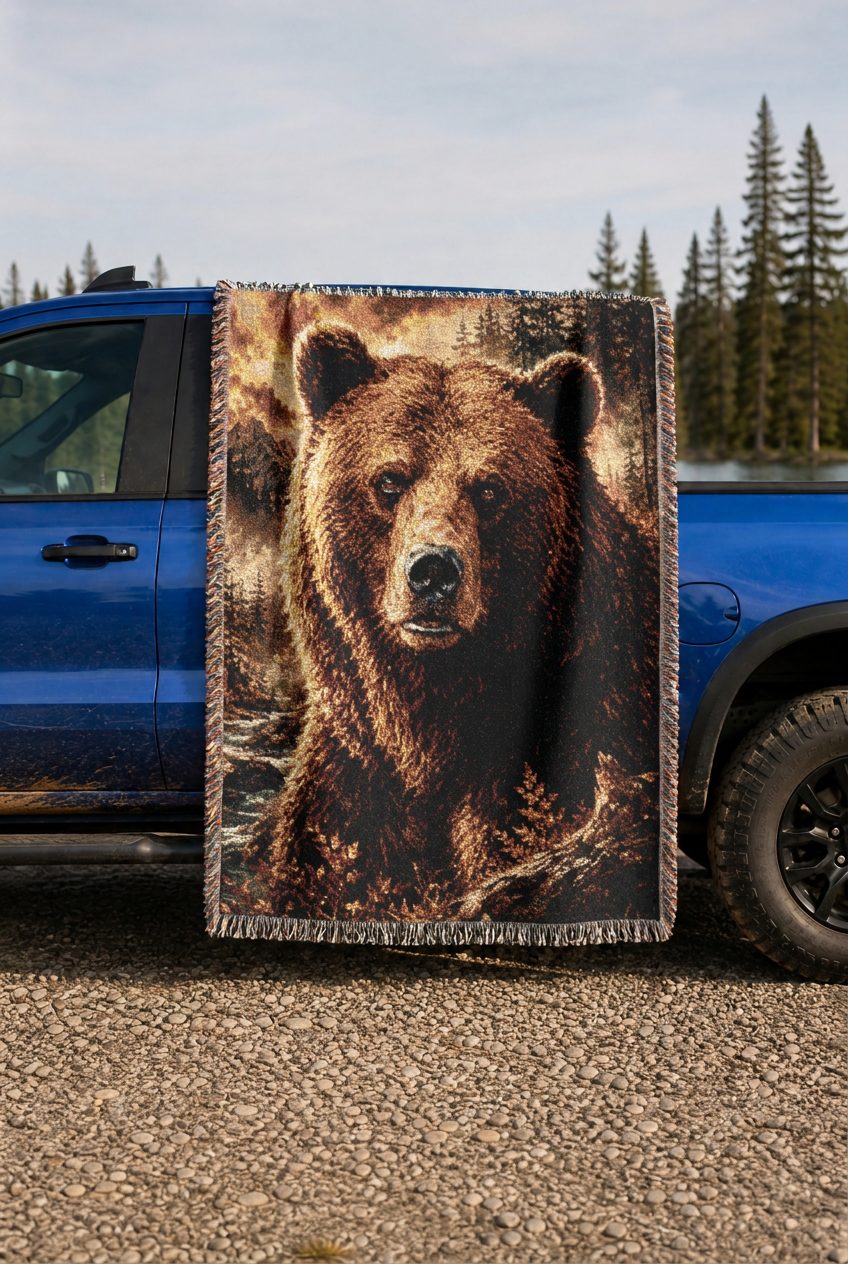 WB0028K woven blanket lifestyle mockup 02