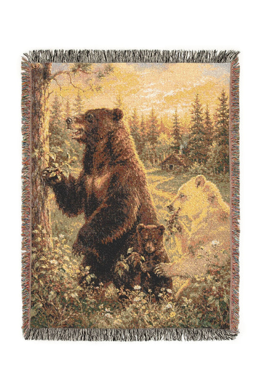Brook Ember Woven Lodge Throw Blanket