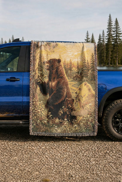 WB0030K woven blanket lifestyle mockup 02