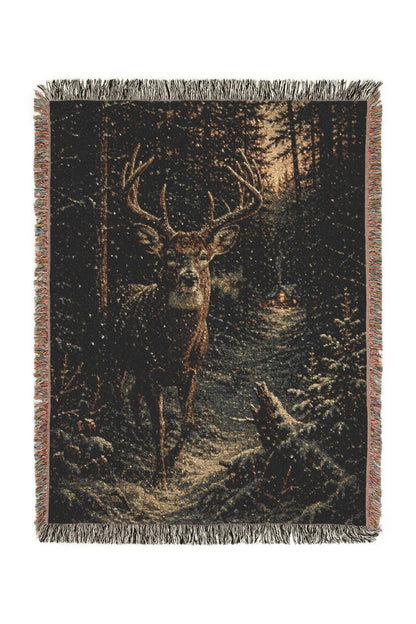 Stone Hatch Woven Lodge Throw Blanket