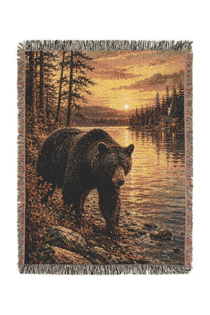 Northern Bend Woven Lodge Throw Blanket