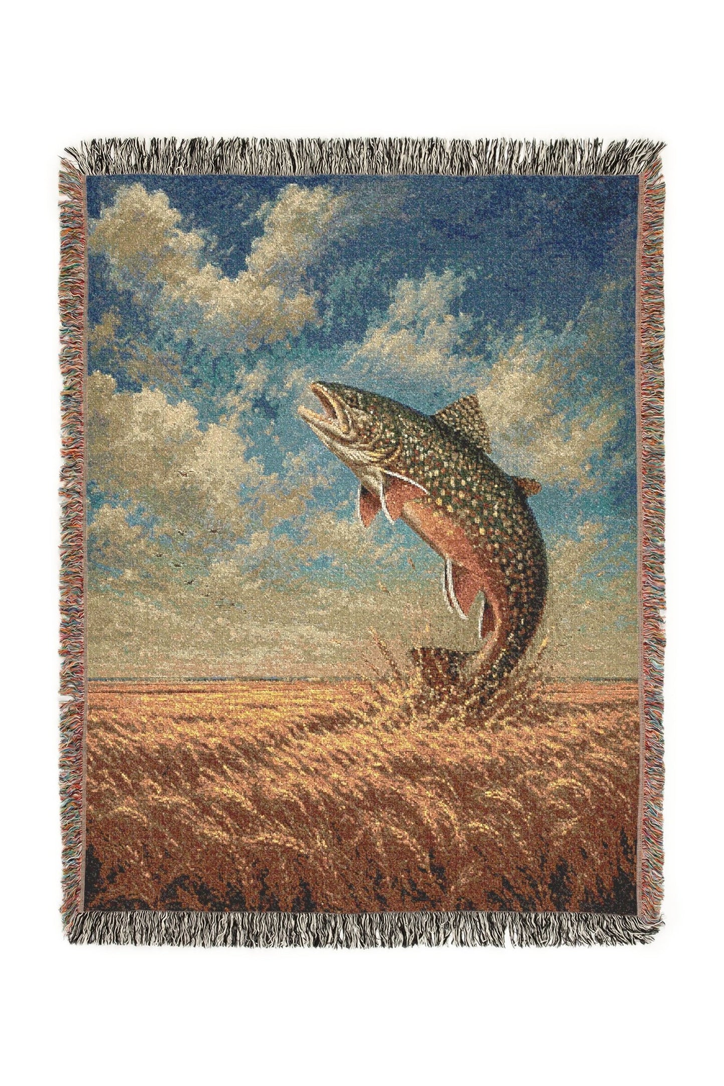 Lodge Smoke Woven Lodge Throw Blanket