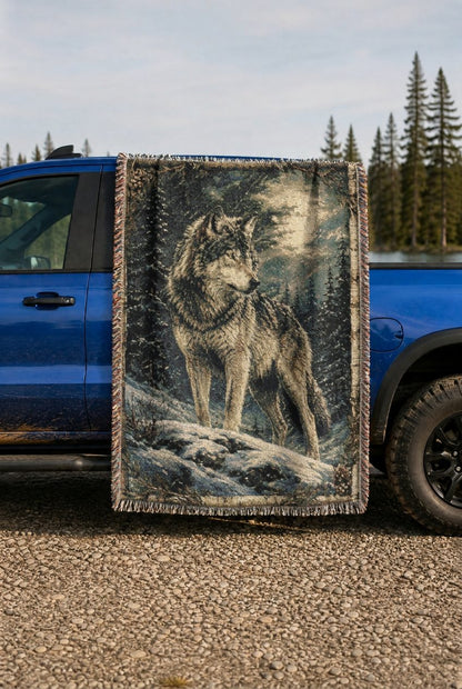 WB0040K woven blanket lifestyle mockup 02