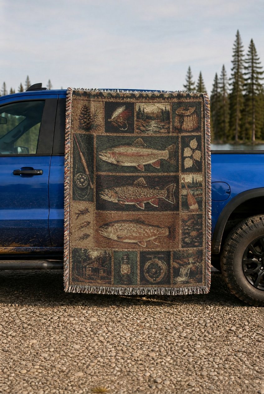 WB0041K woven blanket lifestyle mockup 02