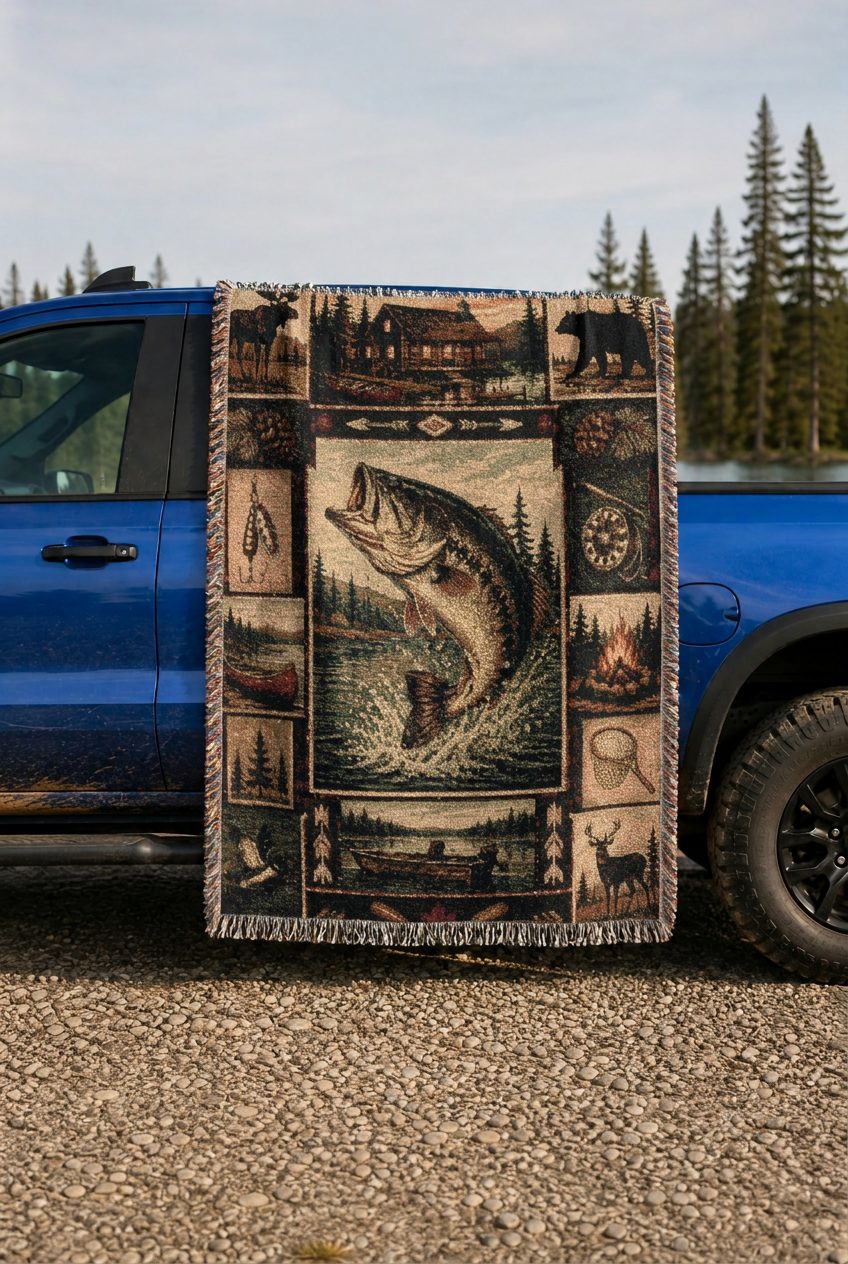 WB0044K woven blanket lifestyle mockup 02
