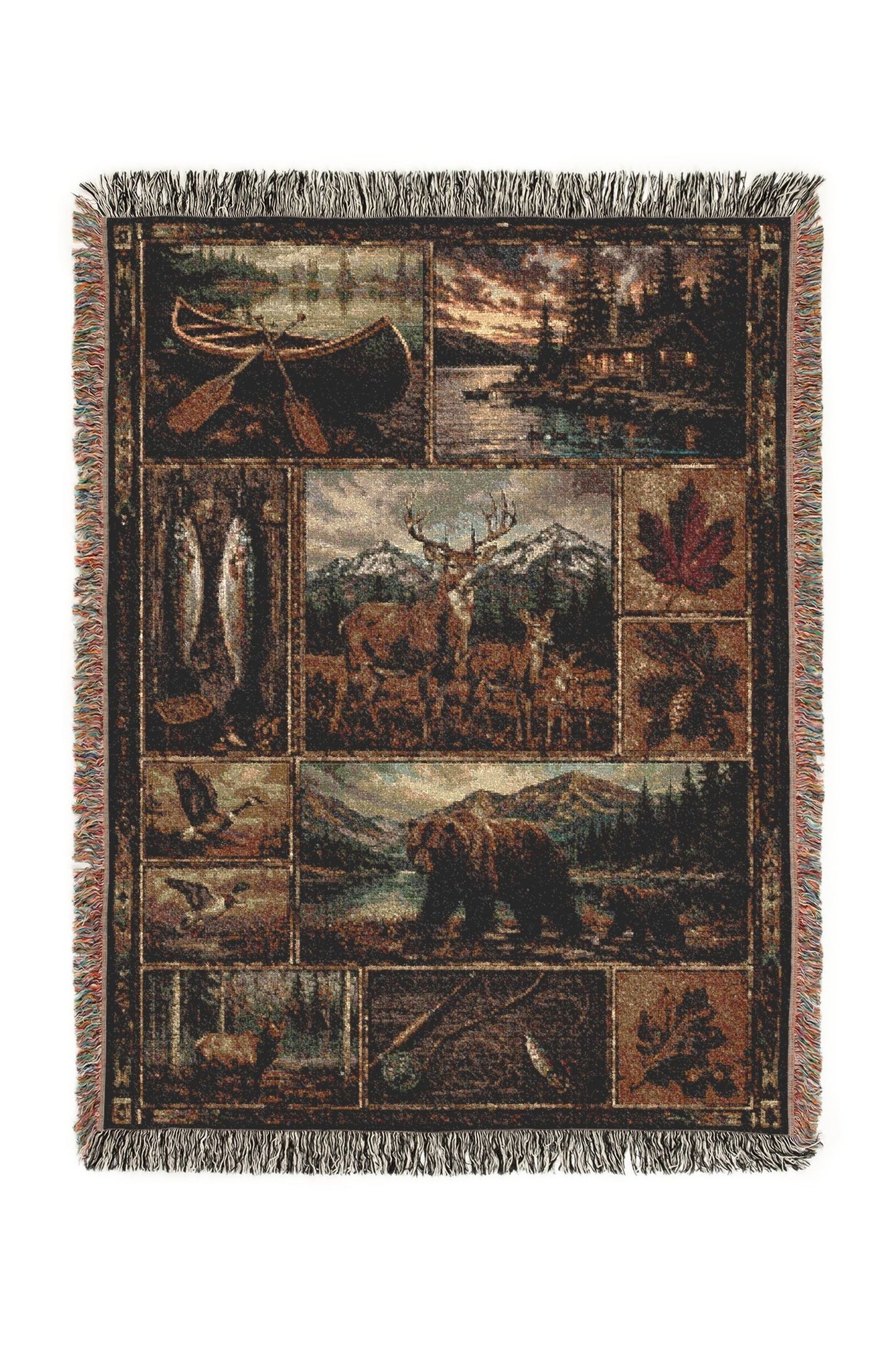 Wild Gill Woven Lodge Throw Blanket