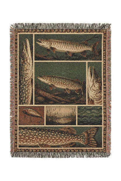 Cedar Cast Woven Lodge Throw Blanket
