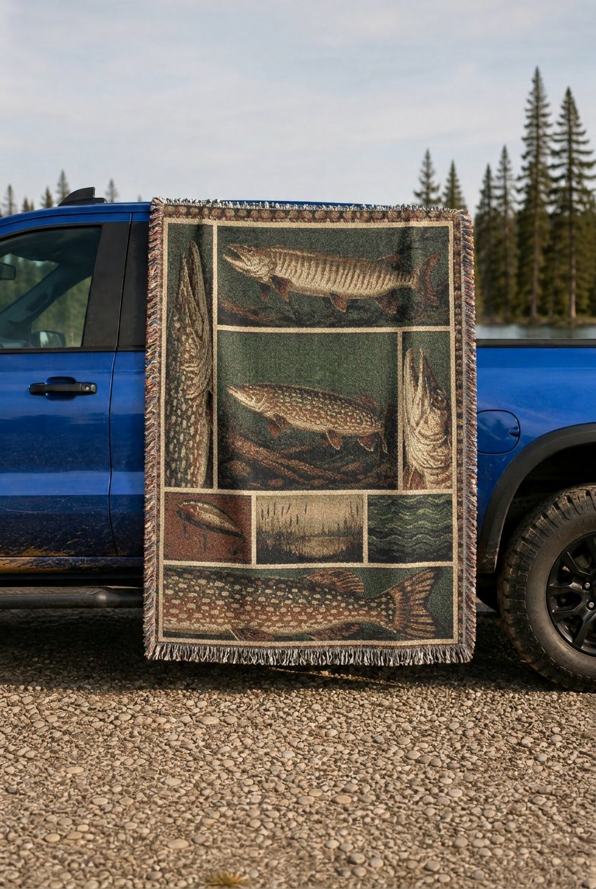 WB0049K woven blanket lifestyle mockup 02
