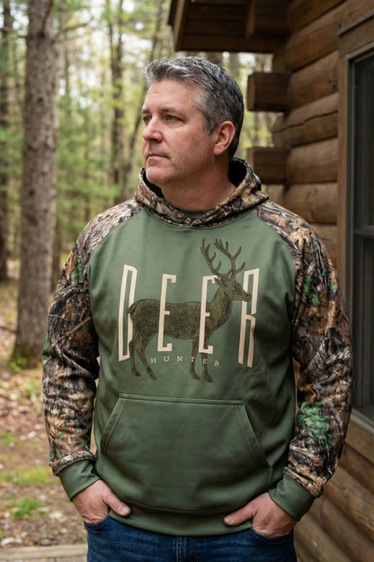 Performance Hunting Fleece-Lined Hoodie - Deer Hunter Classic – DH8P