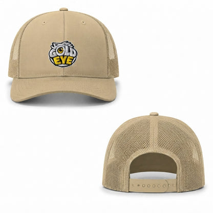 Gold Eye Trucker Cap - khaki