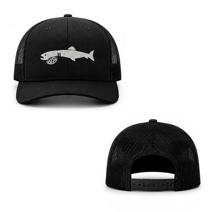 Trout Fly Trucker Cap - black