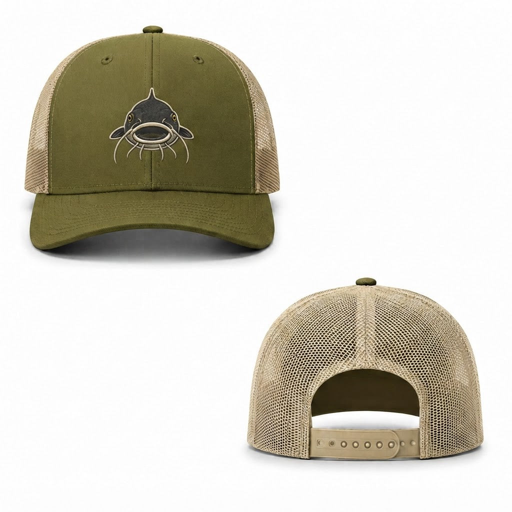 Catfish Hunter Trucker Cap - moss khaki