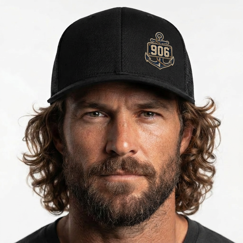 906 Anchor Trucker Cap - model