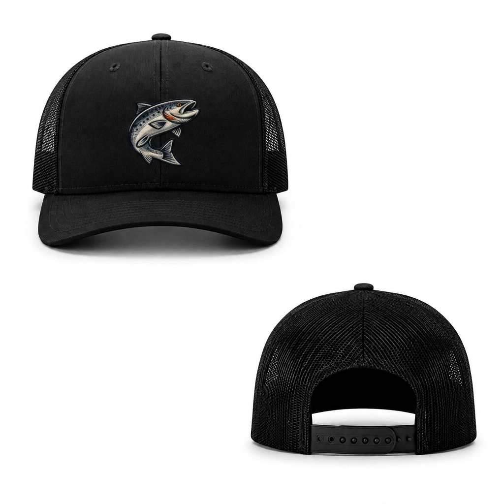 Trout Rise Trucker Cap - black