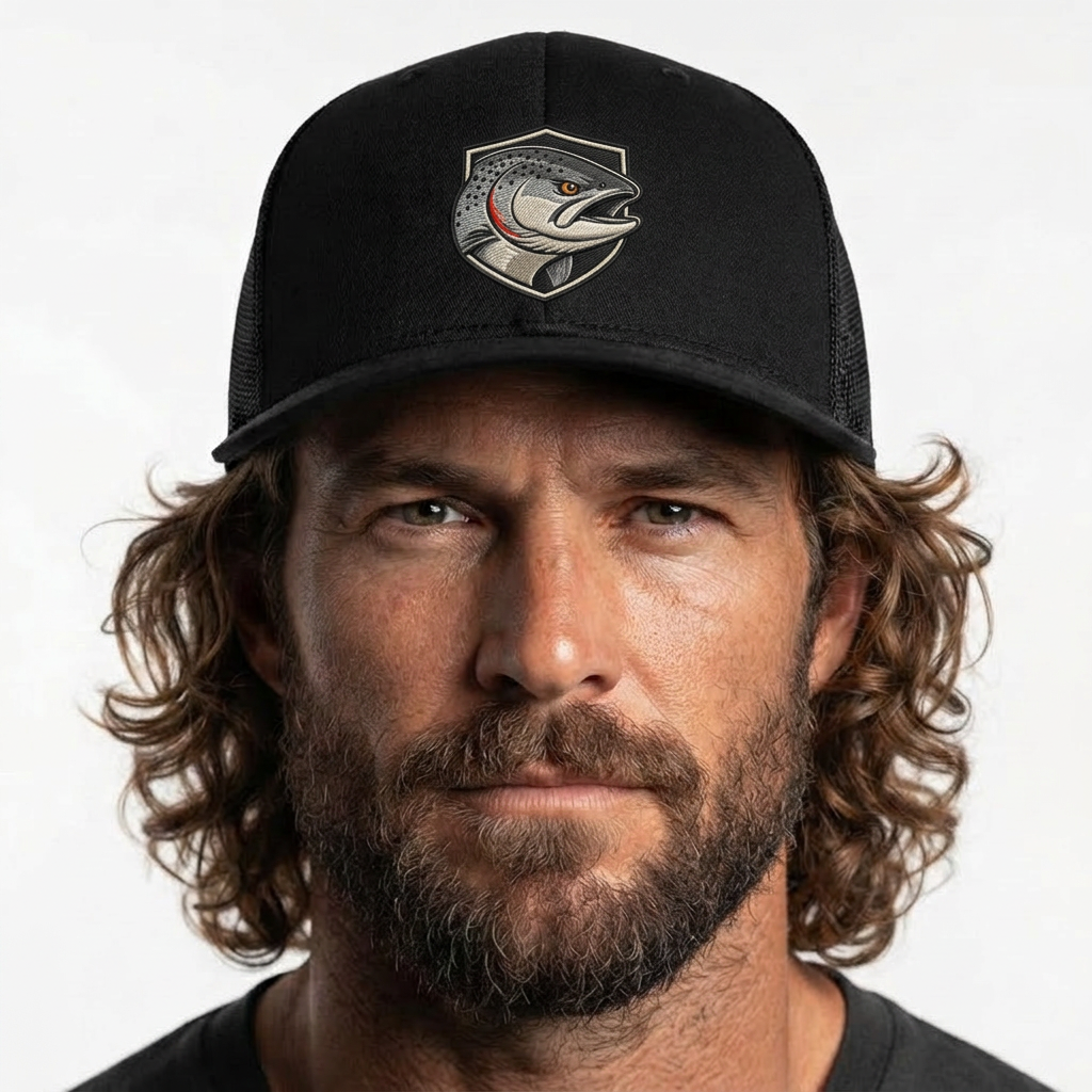 Trout Shield Trucker Cap - model