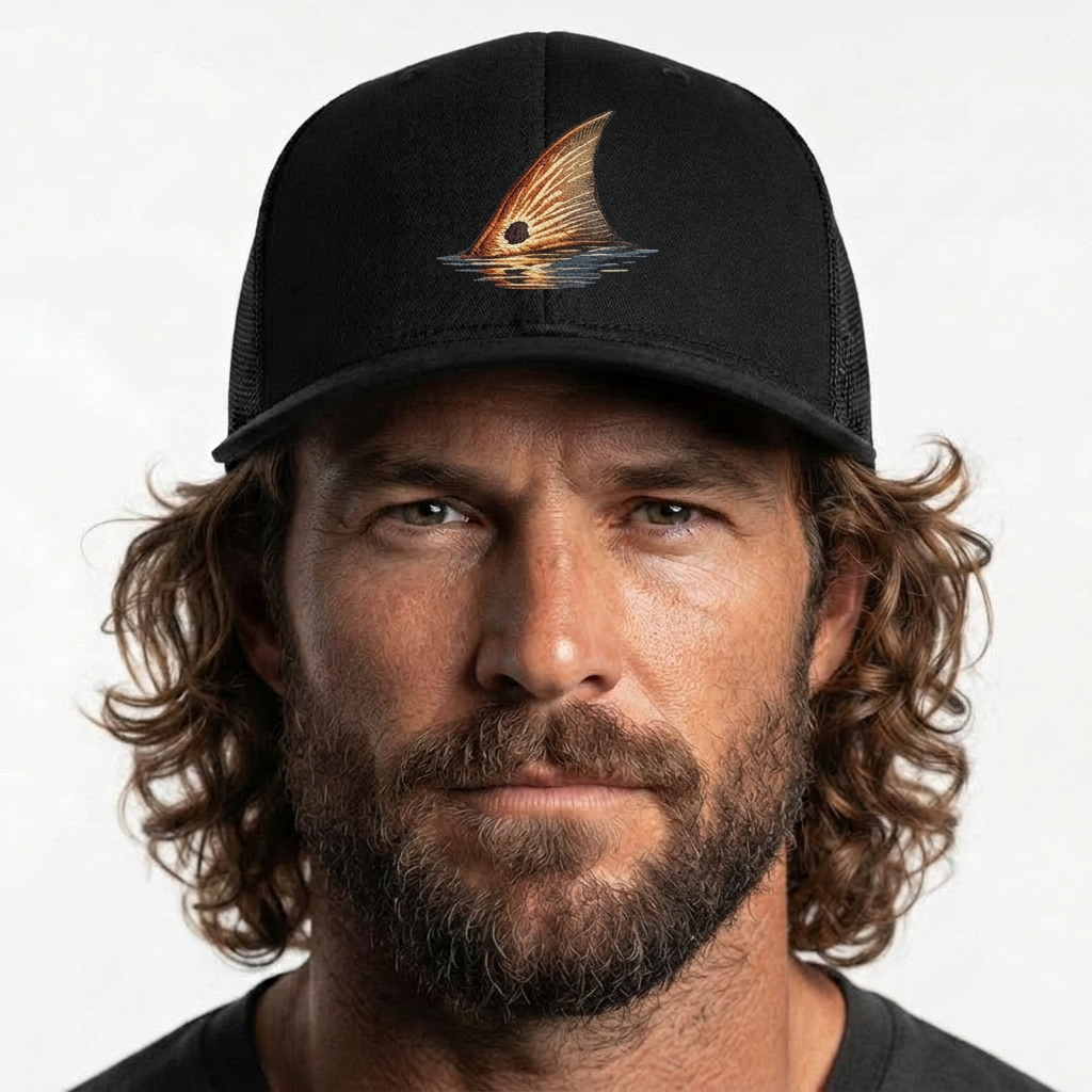 Redfish Tail Trucker Cap - model