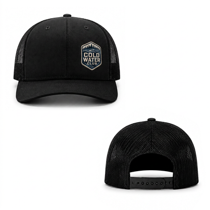 Cold Water Club Trucker Cap - black